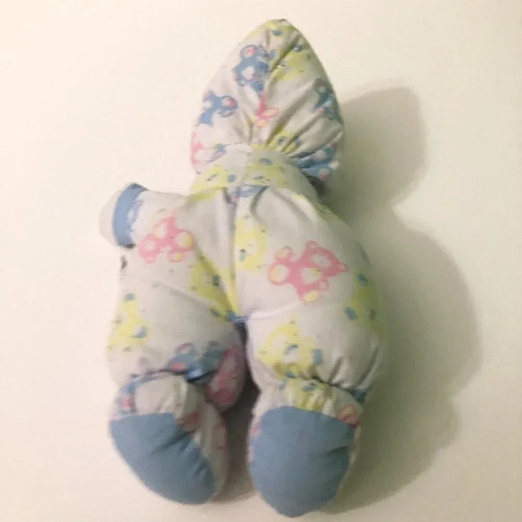 Vintage Baby Doll Plush Rubber Face 11 Inch Tall Puffalump Style Doll - Picture 16 of 16